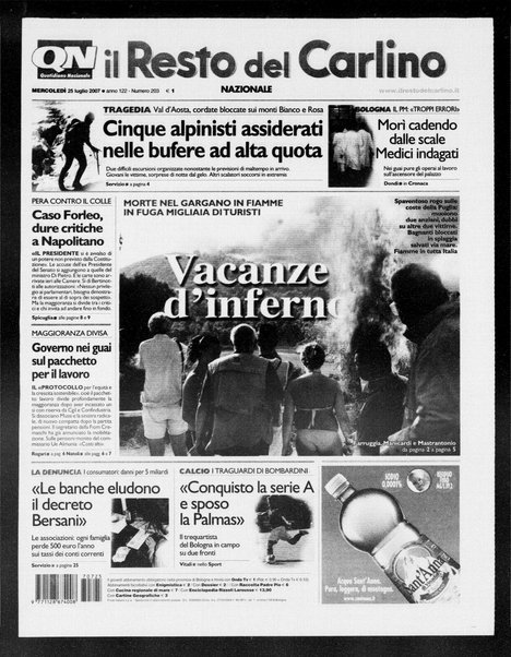 Il Resto del Carlino : giornale dell'Emilia